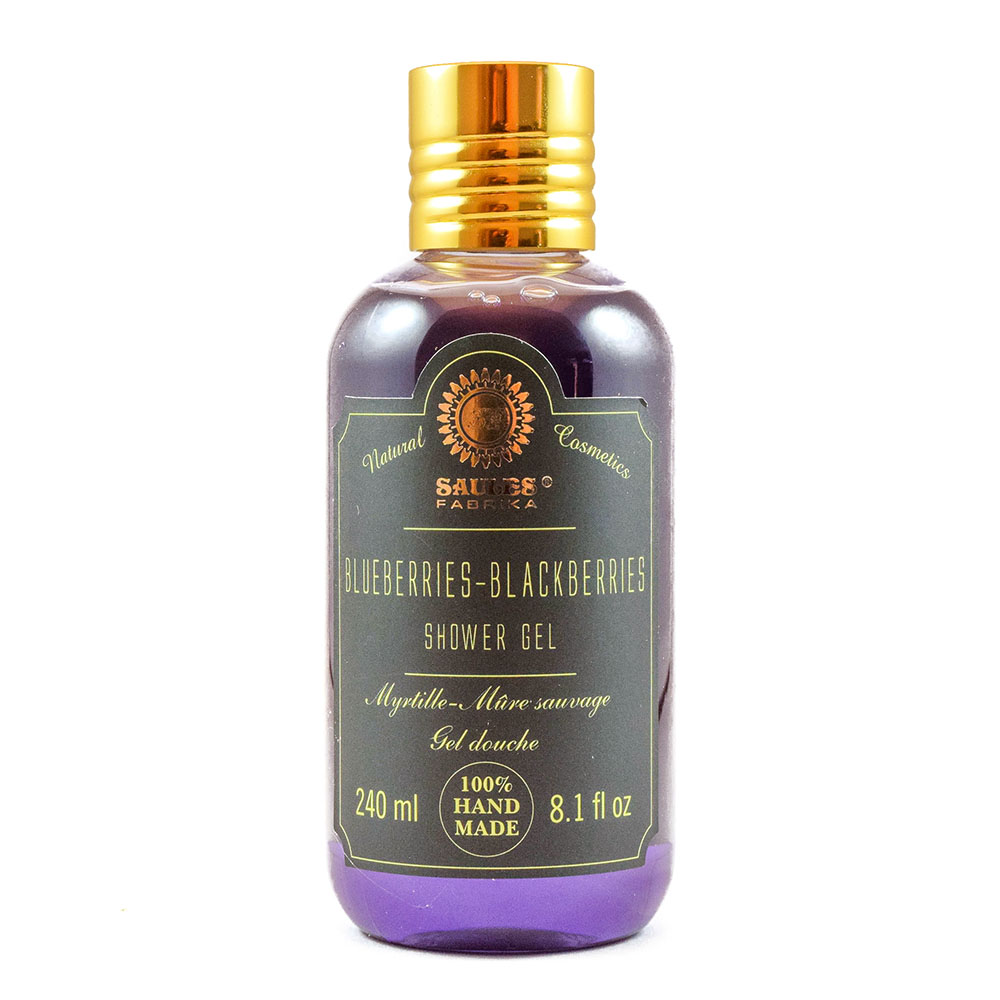 Blueberries - Blackberries Shower Gel - By Saules Fabrika
